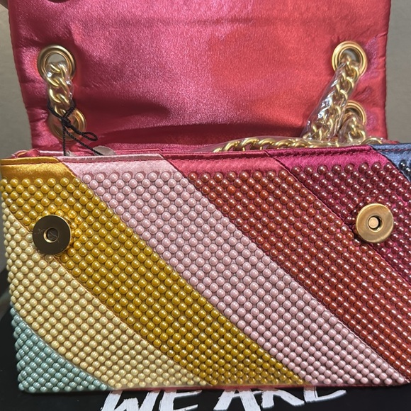 Kurt Geiger Mini Kensington Beaded Convertible Shoulder Bag - Picture 6 of 12